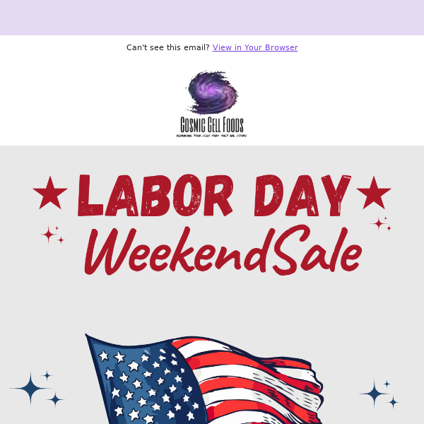 Celebrate Labor Day Weekend Sale