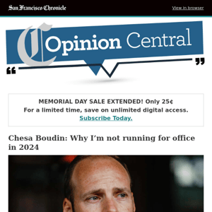 Chesa Boudin: Why I’m not running for office in 2024