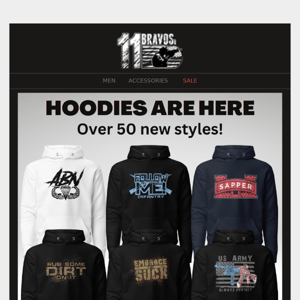 So many new hoodies