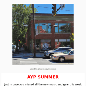 What's New This Week At AYP?