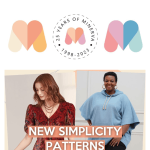 New patterns from Simplicity 💃