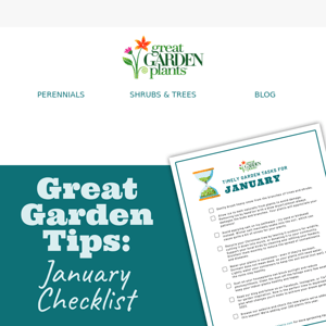 New year, new garden tasks!