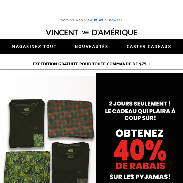 PROMO ÉCLAIR  ⚡️: Pyjamas -40%