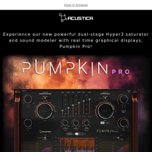 The Pumpkin Pro power.