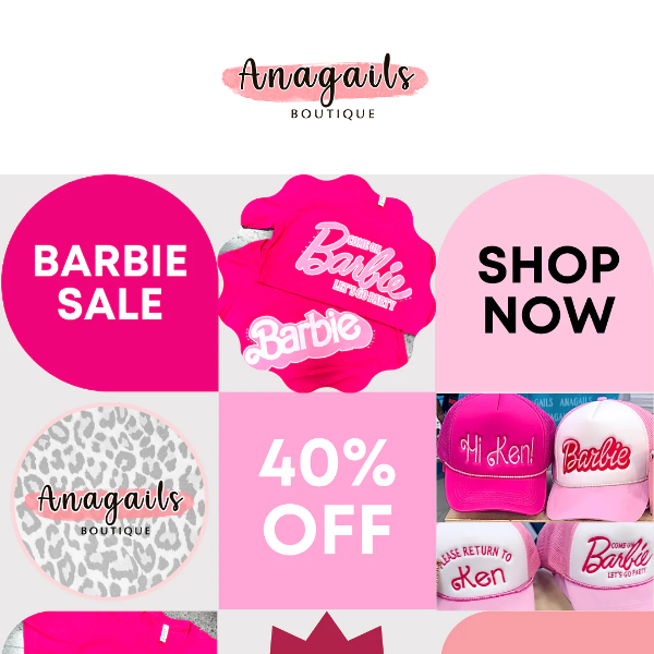 🎀 Barbie Sale is on!!! 40% Off Sitewide