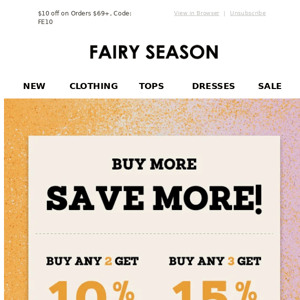 👉️Buy More Save More!😍