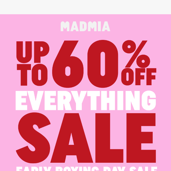 📣Up to 60% OFF EVERYTHING!💕