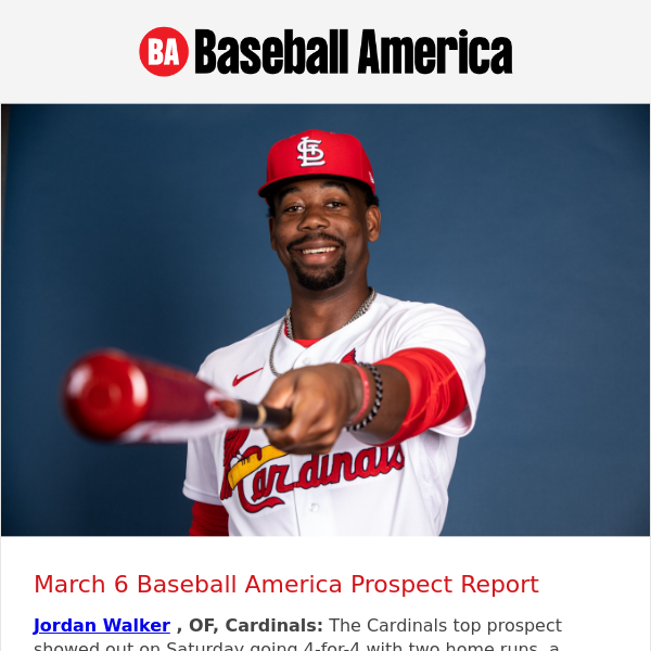 Jordan Walker: Cardinals 2022 Minor League Player Of The Year — College  Baseball, MLB Draft, Prospects - Baseball America