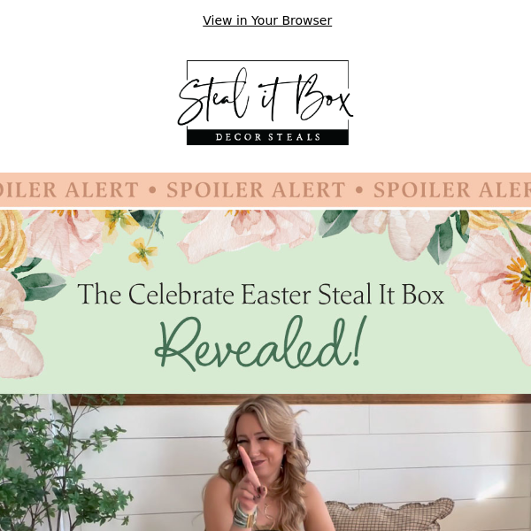 🚨 Easter Steal It Box Spoiler Alert