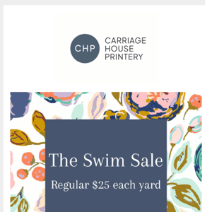 It's the Swim Fabric Sale