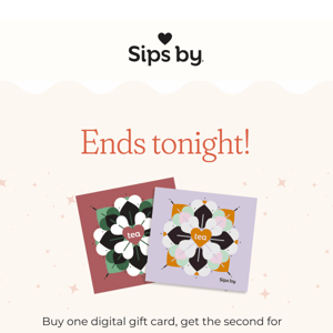 Final hours: save on gift cards