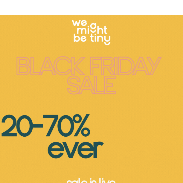 Black Friday Sale LIVE