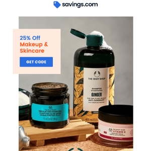 The Body Shop: 25% Off Makeup & Skincare