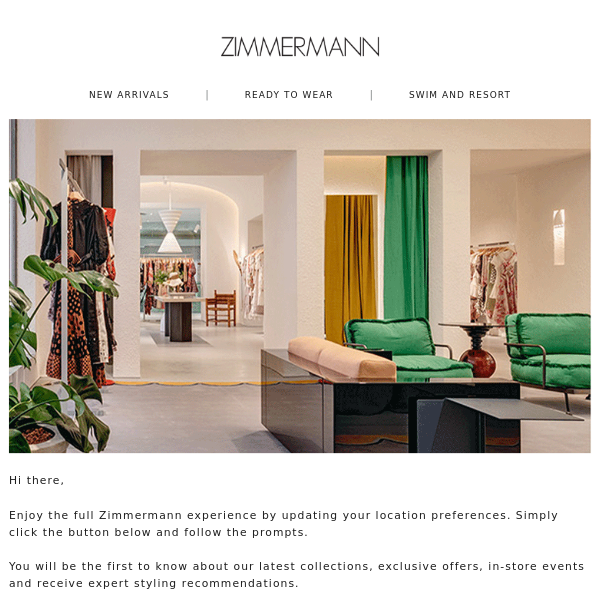 Enjoy The Full Zimmermann Experience