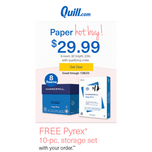 — Congrats! You've Been Given Copy Paper for $29.99