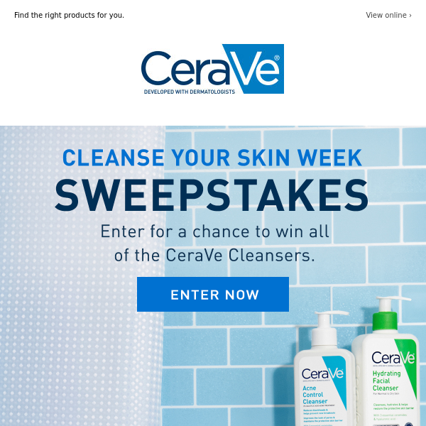 Win All Of The CeraVe Cleansers!