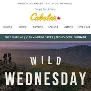 1-DAY ONLY: WILD Wednesday Savings