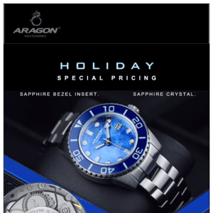 Holiday Special Pricing on the Divemaster Swiss Automatic