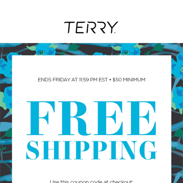 Two Words: FREE. SHIPPING.