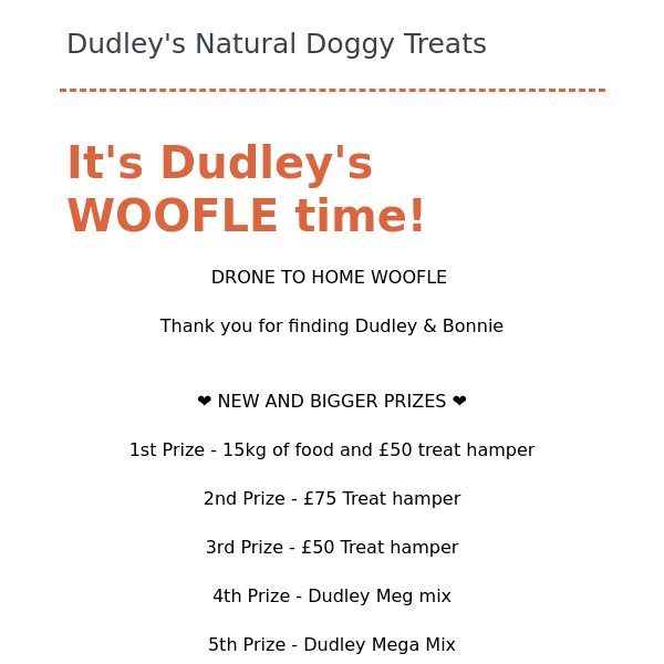 It's Dudley's WOOFLE!
