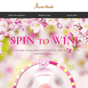 Spin to Reveal Your Fortune: Up to 50% Off Inside!
