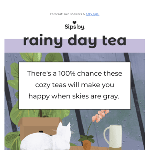 100% chance of rain (but that's okay!)