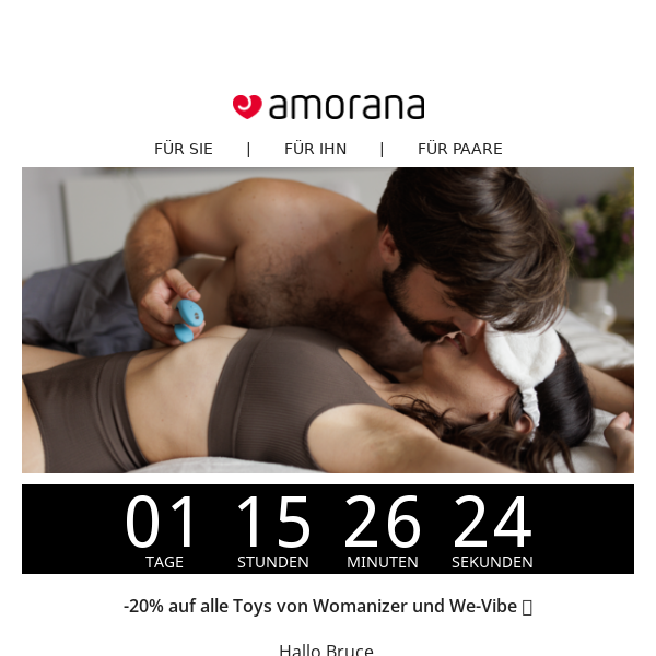 💥 20% auf Womanizer und We-Vibe 💥