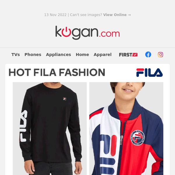 Hot FILA Fashion, Shoes & Slides - Only While Stocks Last