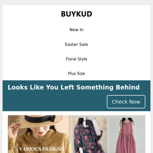 New Looks with BUYKUD👀 Easter Pre-sale Discount is Here 