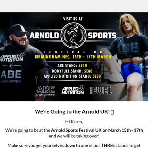 We’ll Be At The Arnold UK 2024! 💪