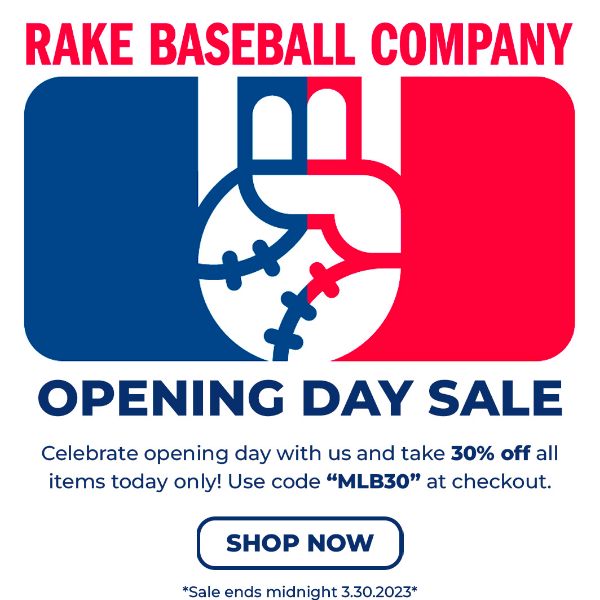 30 % OFF! OPENING DAY SALE⚾