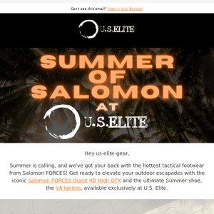 The Summer of Salomon: Gear Up for Summer Adventures with Salomon FORCES!