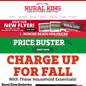 Charge Up For Fall | With These Household Essentials!