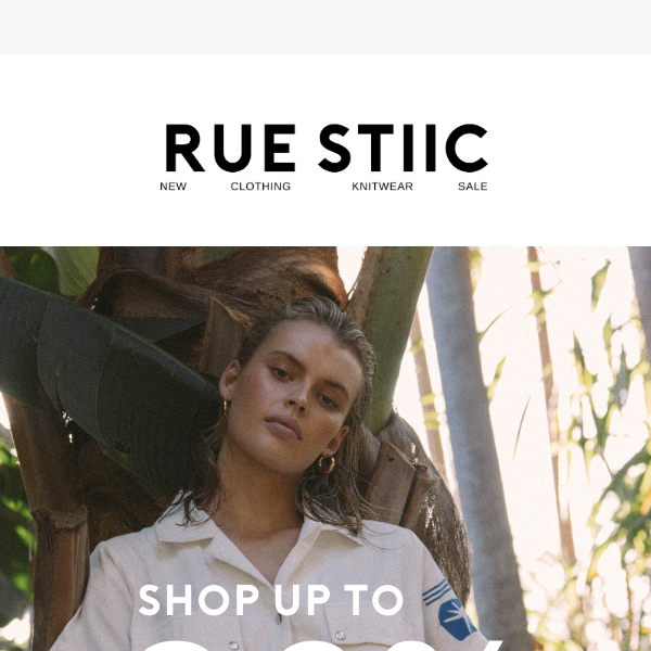 Grab Up to 80% Off on New Styles at Rue Stiic! 🎉