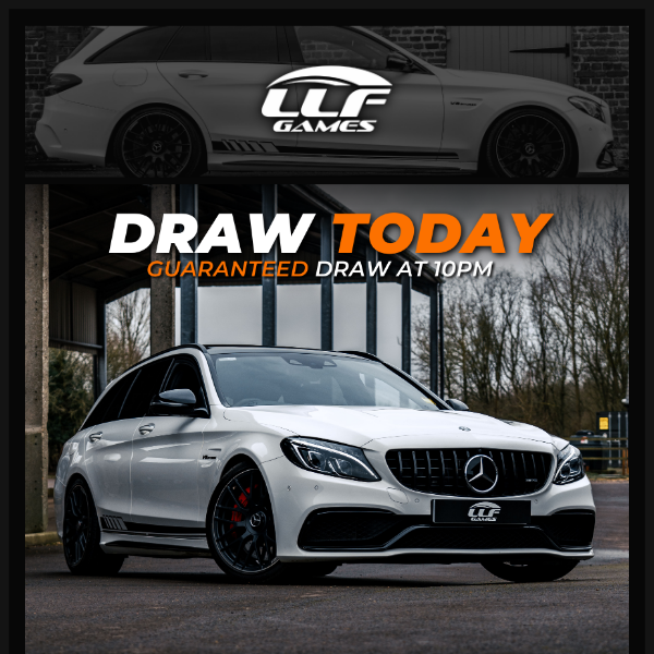 HUGE DRAW TODAY!! 🏆 Win this thunderous C63s AMG V8 for Just 69p