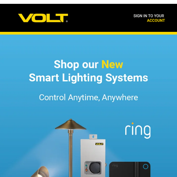 NEW! VOLT®’s Smart Landscape Lighting Systems