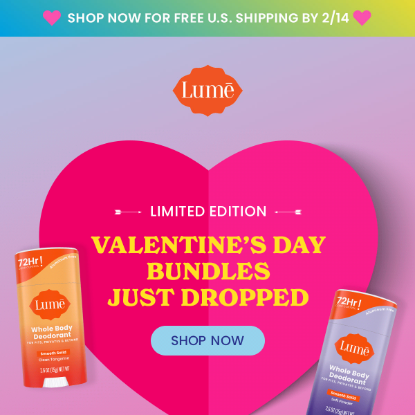 JUST DROPPED: Valentine’s Day Bundles! 💘