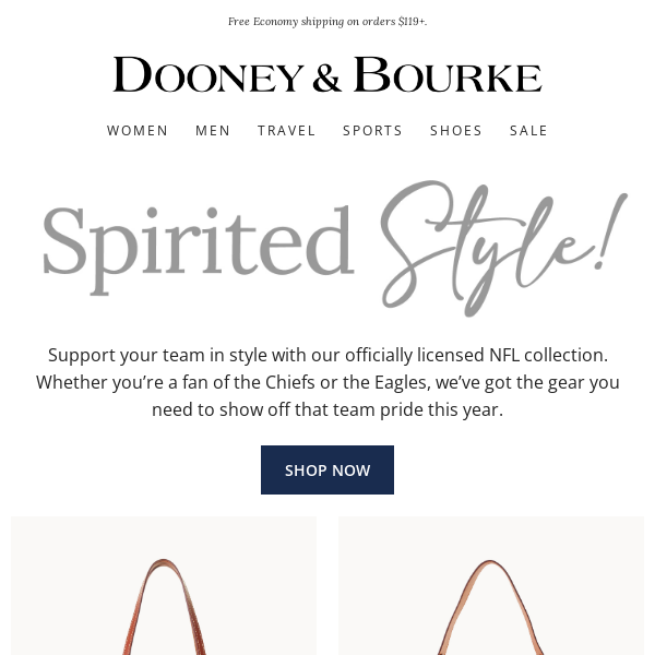 Show off your team pride this March!, Dooney & Bourke