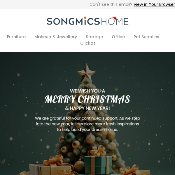 🎅Merry Christmas from SONGMICS HOME!