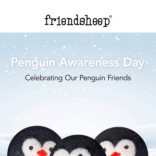 15% Off Penguins 🐧 It's Penguin Awareness Day! 🐧