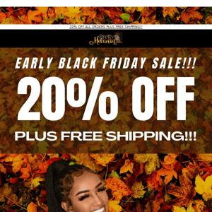 20% Off Plus Free Shipping!!! 🤎🎁🍃