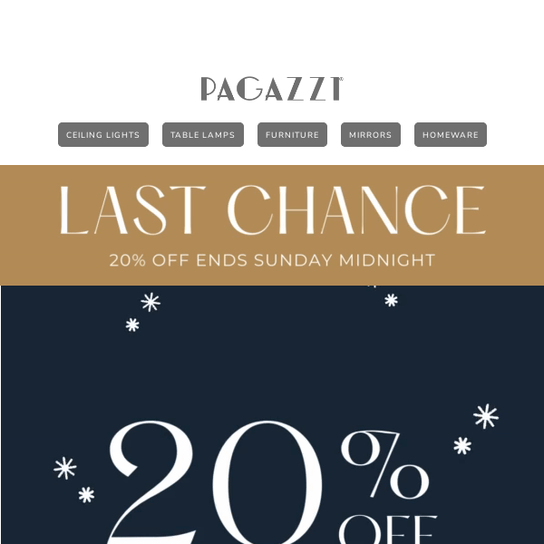 🚨Last Chance | 20% Off Ends Tomorrow