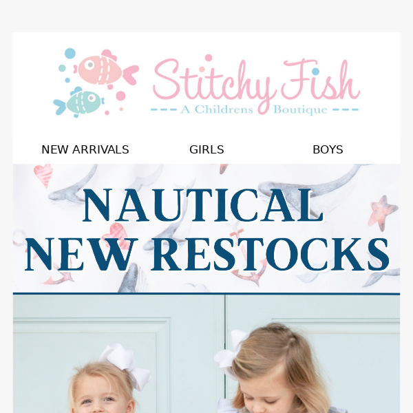 Ahoy! Bestsellers Are Back In Stock! ⚓