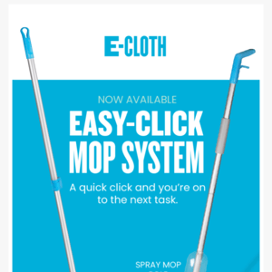Free Starter Pack with Every Purchase of a New Easy-Click Mop