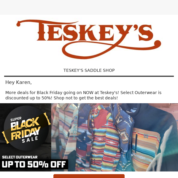 Even More Deals at Teksey's