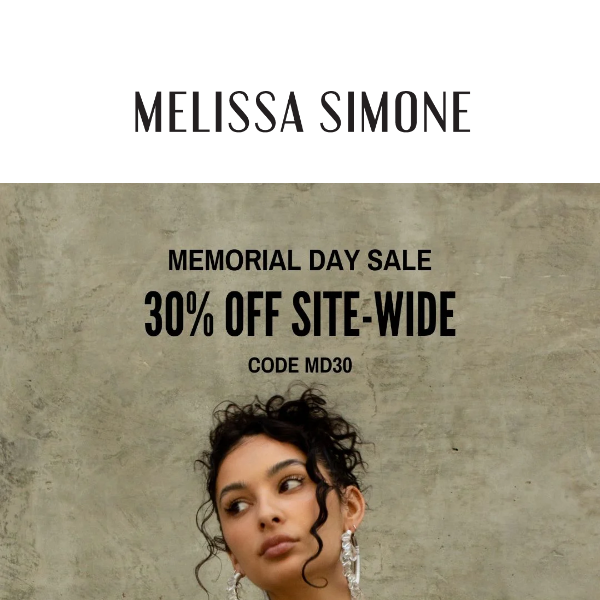 Memorial Day Sale: 30% Off Site-Wide