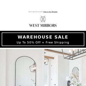 🤩 50% Off Our Best Mirror!