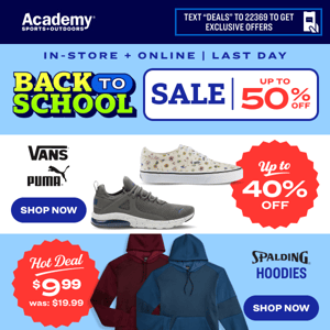 Best-in-Class Back-to-School Sale ➡️ Last Day!