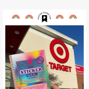 Did you hear? We made it into TARGET