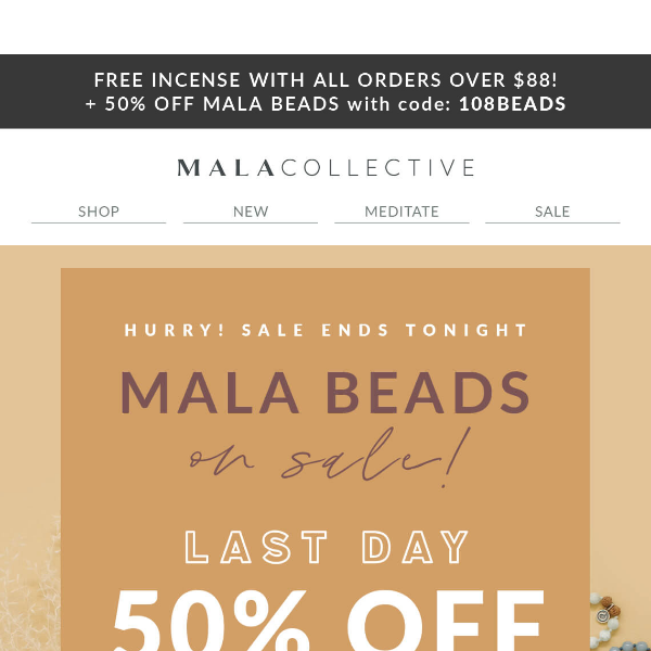 LAST DAY 💫 All Mala Beads on SALE!